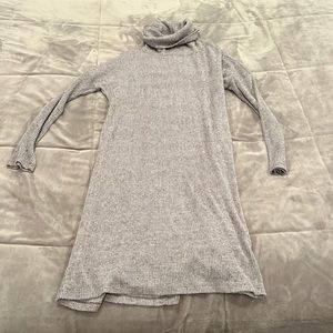 Turtleneck sweater dress
